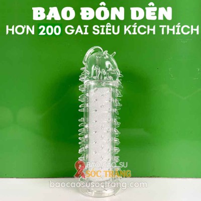 Bao cao su đôn dên Gai mịn tăng khoái cảm cho nữ - kéo dài thời gian cho nam tại Sóc Trăng