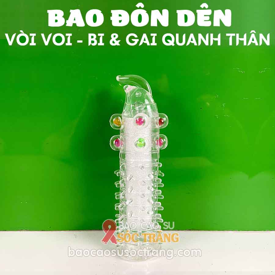 Bao đôn dên vòi voi siêu bi lớn có nihều gai quanh thân bao tại Sóc Trăng