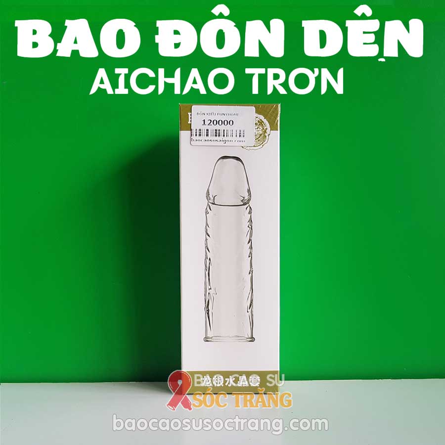 Bao cao su đôn dên AICHAO trơn tăng cường kích cỡ dương vật tại Sóc Trăng