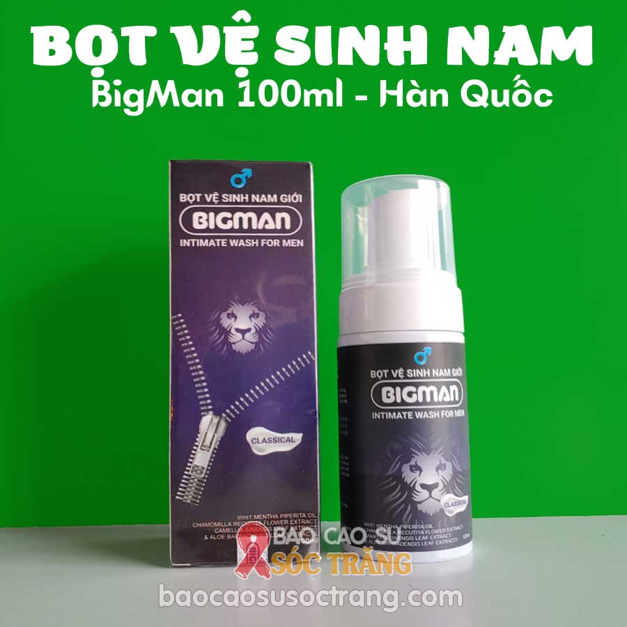 Bọt vệ sinh nam giới BigMan 100ml của Hàn Quốc tại Sóc Trăng