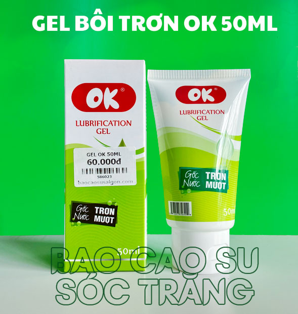 Gel bôi trơn OK 50ml chính hãng tại Sóc Trăng