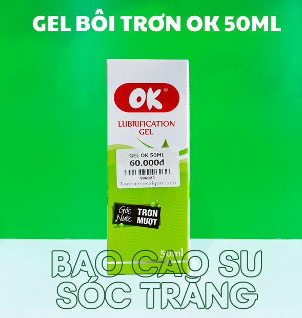 Gel bôi trơn OK 50ml chính hãng tại Sóc Trăng