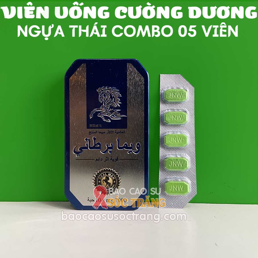 Combo 5 viên cường dương ngựa thái tại Sóc Trăng