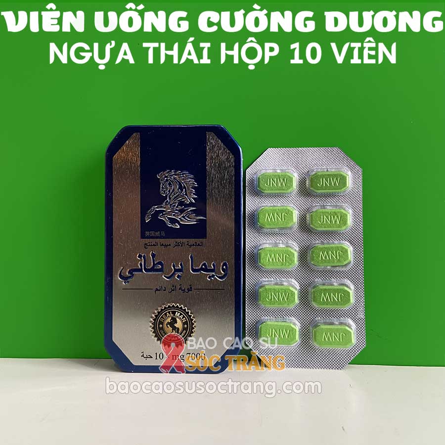 Cường dương ngựa thái chính hãng hộp 10 viên tại Sóc Trăng