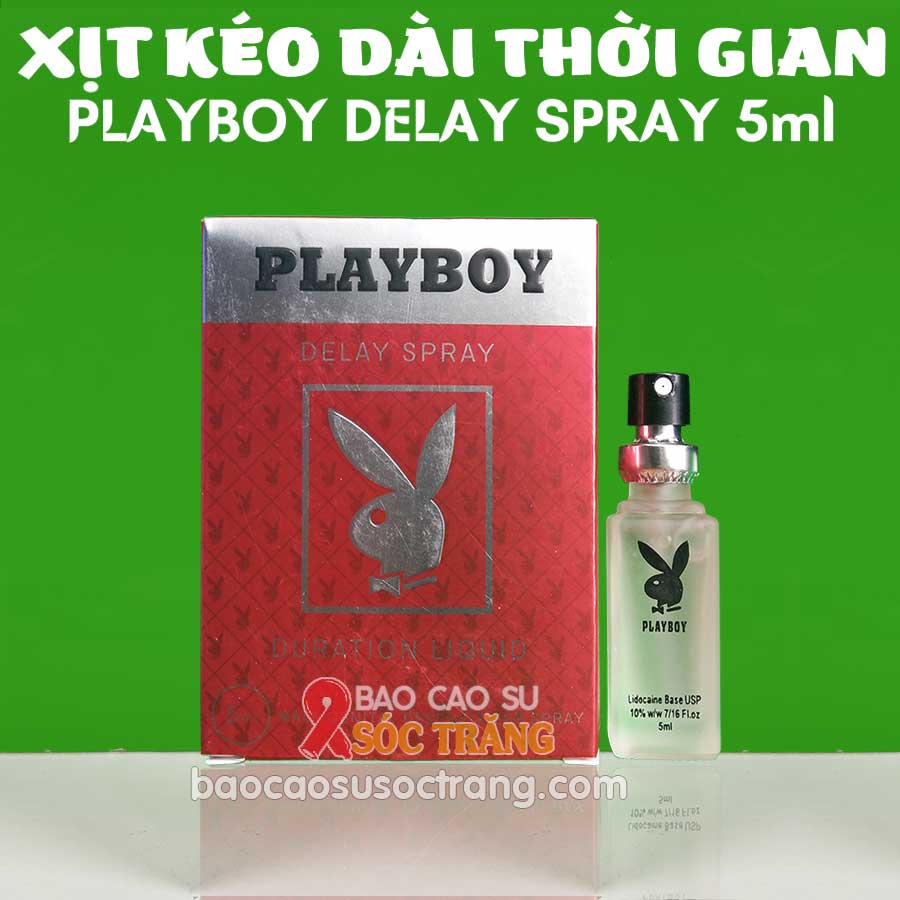 Playboy đỏ - Xịt kéo dài thời gian quan hệ Playboy 5ml giúp nam giới kéo dài thời gian quan hệ tại Sóc Trăng