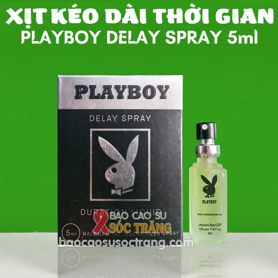 Playboy Spray - Xịt kéo dài thời gian quan hệ cho nam Playboy dung tích 5ml tại Sóc Trăng