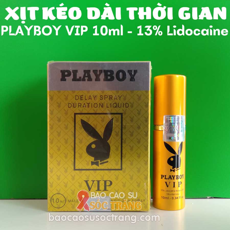 Playboy VIP - Xịt kéo dài thời gian quan hệ cho nam Playboy VIP 10ml tại Sóc Trăng