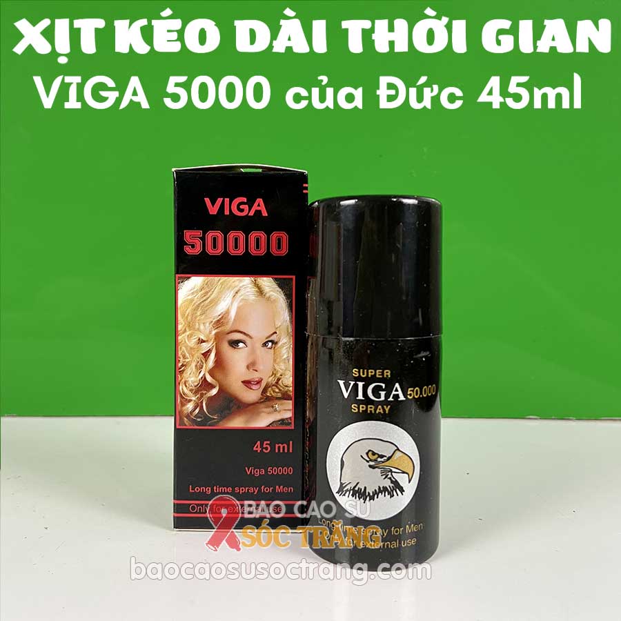 VIGA 50000 - Xịt kéo dài thời gian quan hệ cho nam VIGA50000 của Đức dung tích 45ml tại Sóc Trăng