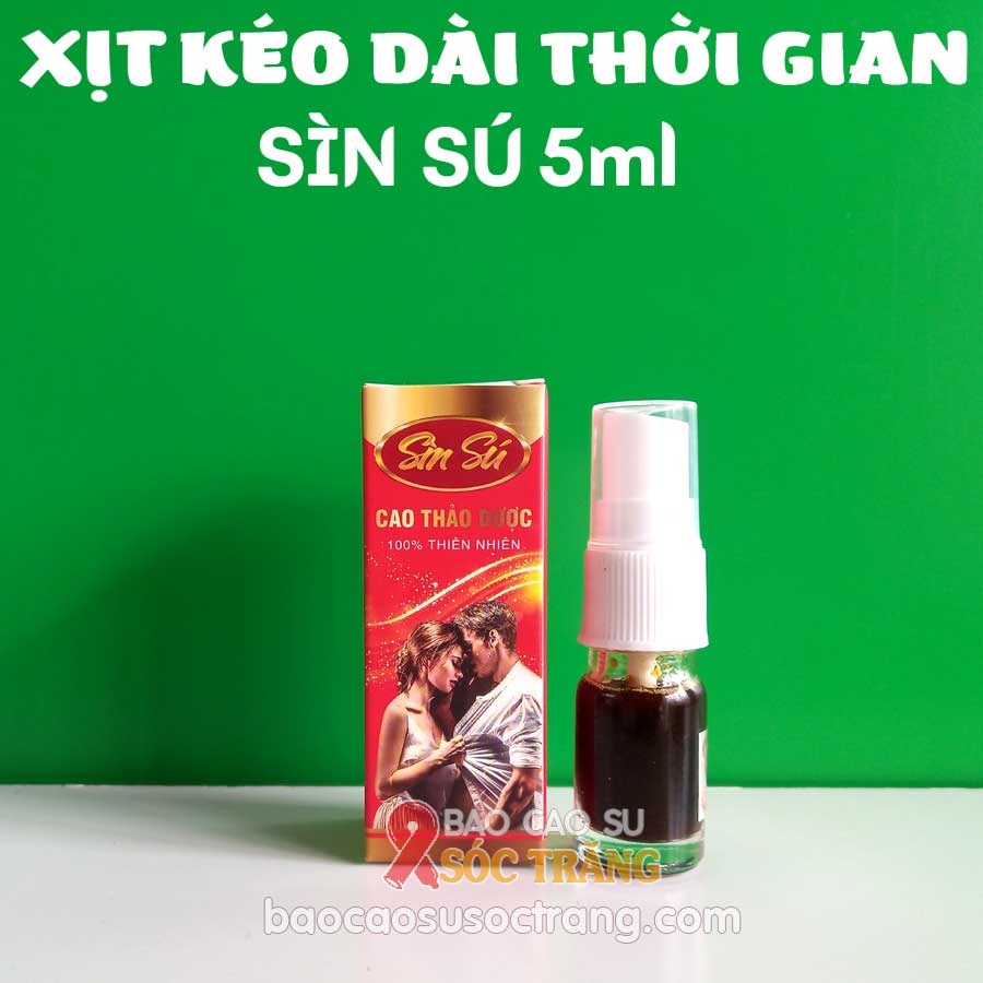 Xịt Sìn Sú - Sìn Sú nước 5ml tại Sóc Trăng giúp kéo dài thời gian quan hệ cho Nam giới